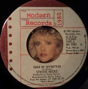 Stevie Nicks - Edge Of Seventeen (1981, Vinyl) | Discogs