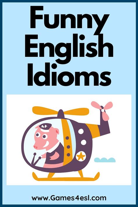 25 Funny English Idioms | Funny English Sayings For English Learners ...