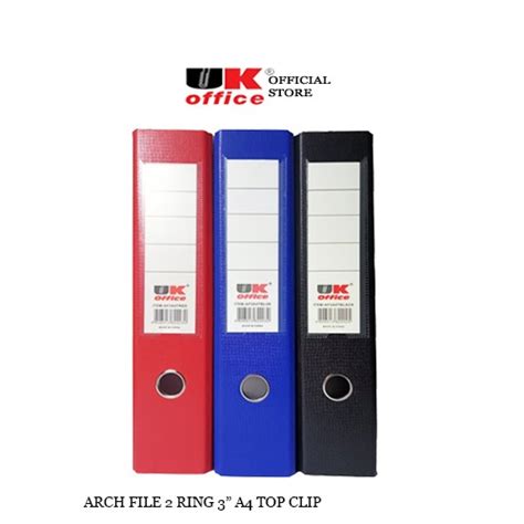 Arch File 2 Ring Binder 3 A4 Top Clip Shopee Philippines