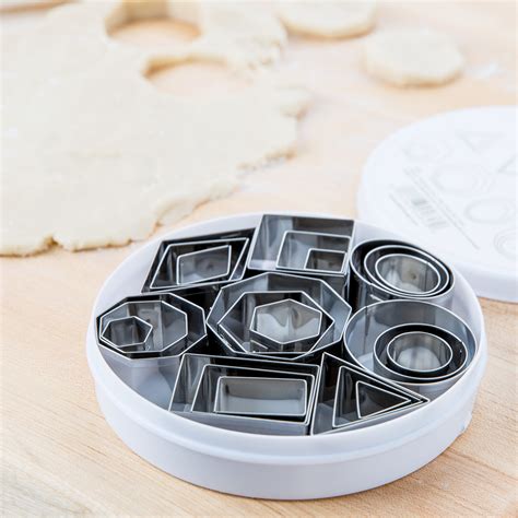 Ateco Piece Stainless Steel Geometric Shapes Cutter Set August