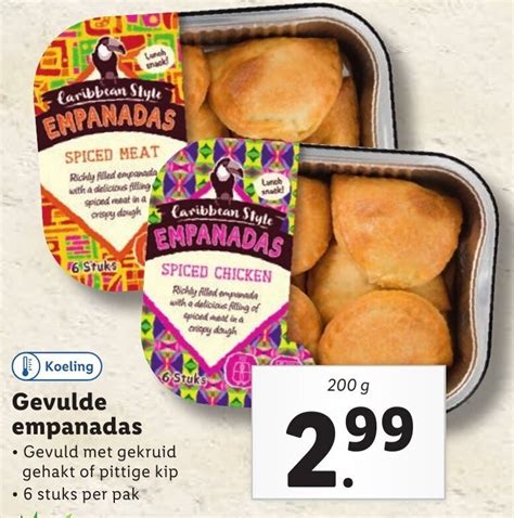 Gevulde Empanadas 200g Aanbieding Bij Lidl