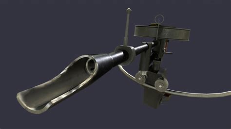 3D vickers k machine gun model - TurboSquid 1591640