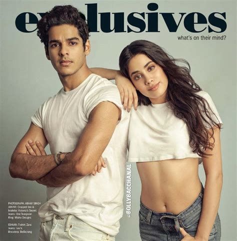 Pics Janhvi Kapoor Ishaan Khatter Burn It Up In Latest Photoshoot