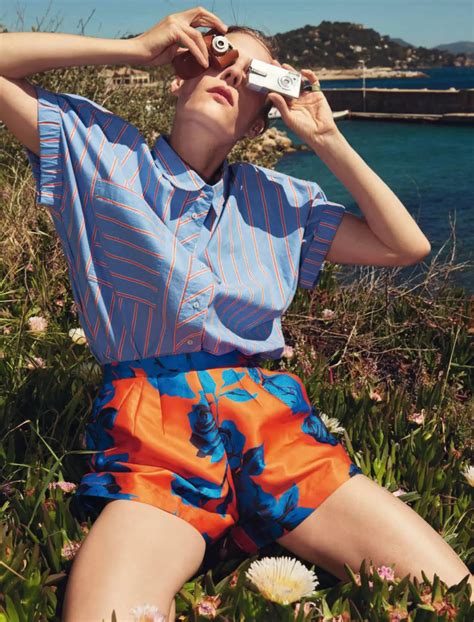 Ania Kisiel in Gucci on Madame Figaro June 28th, 2024 cover by Kourtney