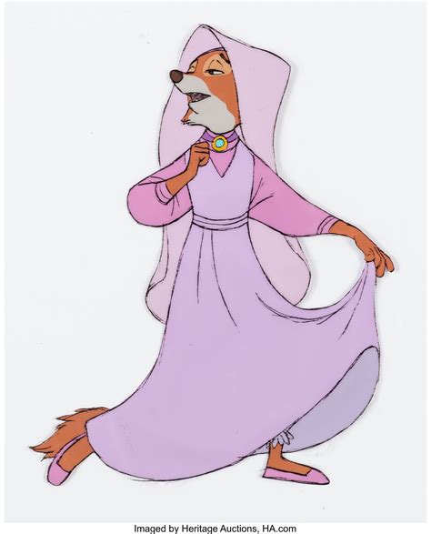 Robin Hood Maid Marian Production Cel Walt Disney 1973 Robin Hood