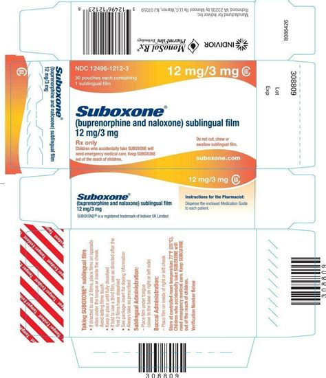 Suboxone Fda Prescribing Information Side Effects And Uses