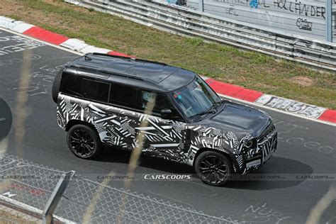 Land Rover Defender Svx Spied As A Pricey Premium Off Roader Carscoops