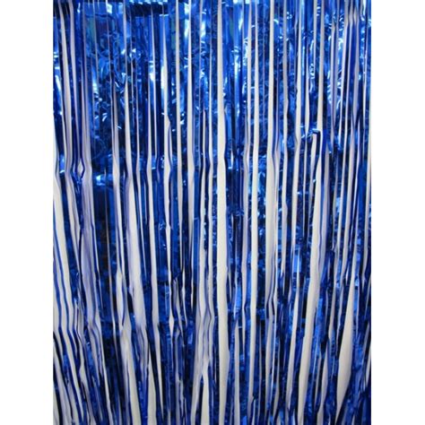 Blue Metallic Door Curtain Party Decorations