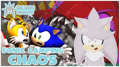 Silver Reacts To Sonic In Camping Chaos 3RD DEGREE BURNS YouTube