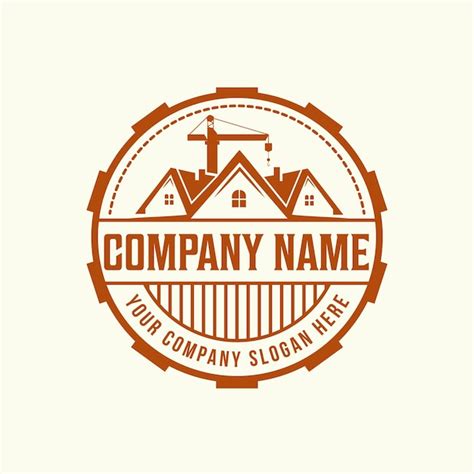 Premium Vector Housing Building Construction Retro Vintage Style Logo