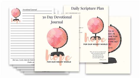 Free Printable Daily Bible Devotions Printable Templates