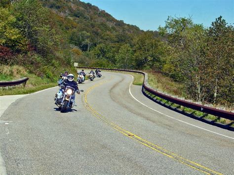 Cherohala Skyway Map Smoky Mountain Motorcycle Rider