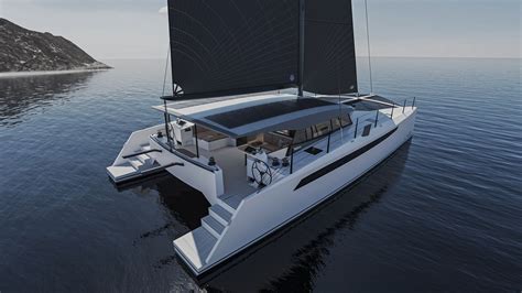 Curemarine Cure55 Catamaran Visualization 360 Vr Behance