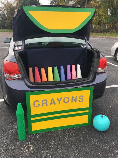 Crayon Box Trunk Or Treat