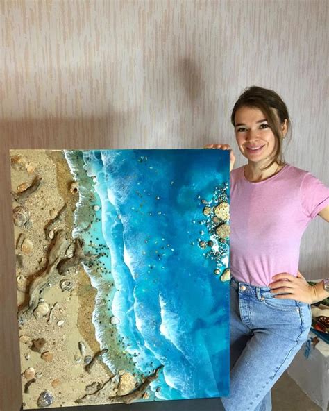 TWINS RESIN ART ALBINA OXANA on Instagram Море которое поселилось в