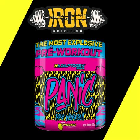 Panic Pr Workout Limonada G Iron Nutrition Brasil