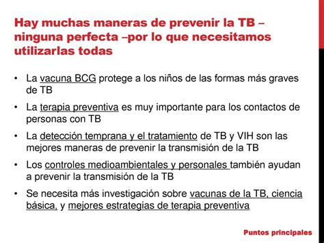 PREVENCIÓN DE LA TUBERCULOSIS ppt descargar