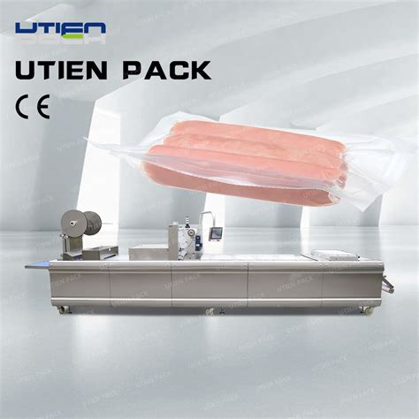 Sausage Automatic Thermoforming Vacuum Packaging Machine Food Meat