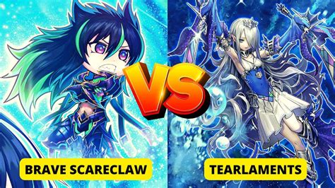 Brave Scareclaw Vs Tearlaments High Rated Dueling Book Yugioh Youtube