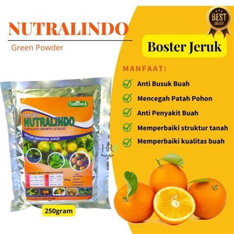 Promo Pupuk Booster Organik Pelebat Jeruk Lemon Pupuk Perangsang Buah