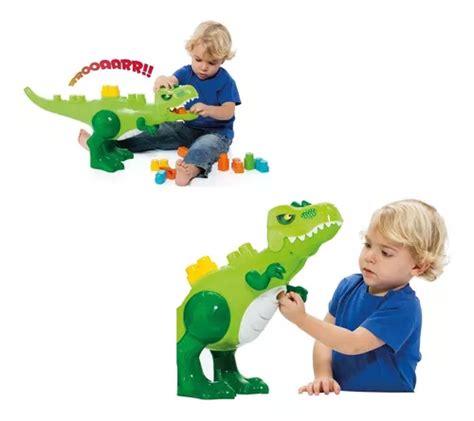 Baby Land Jurassic Dino Blocos De Encaixe Educativo Frete grátis