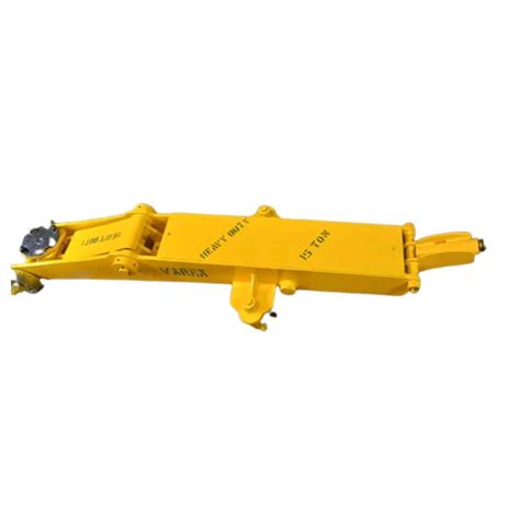 Mild Steel Yellow 15Ton Heavy Duty Hydraulic Trolley Jack For