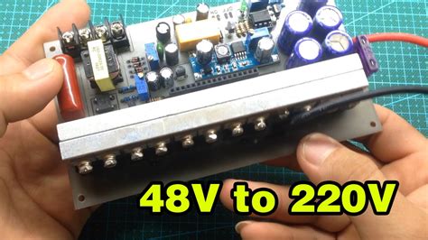 Make 48V To 220V Inverter Sine JLCPCB YouTube