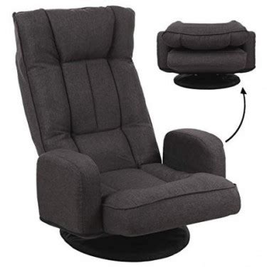 Otterlead Swivel Video Game Chair With Arm Support Floor Lounge