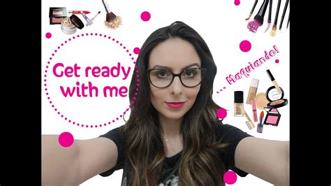 Get Ready With Me Se Arrume Comigo Maquiando Clientes Youtube