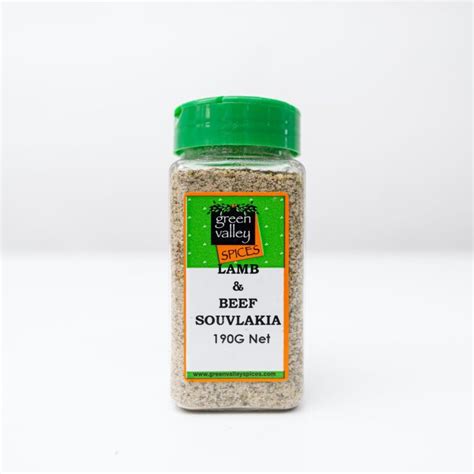 Shaker Jar Seasonings Lamb Beef Souvlakia Green Valley Spices