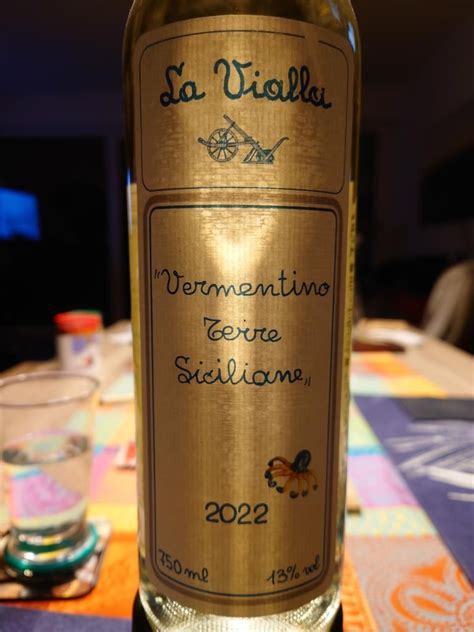 2021 Fattoria La Vialla Vermentino Terre Siciliane Italy Sicily