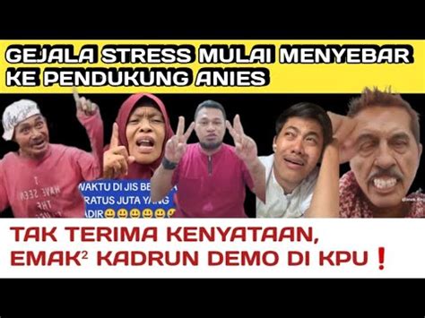 Makin Parah Nggak Terima Kenyataan Pendukung Anies Demo Di Kpu