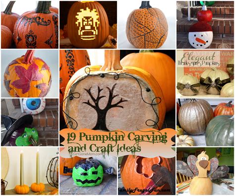 19 Real Pumpkin Carving & Craft Ideas - Girl Gone Mom