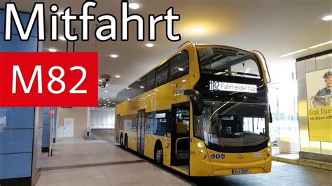 Berlin Mitfahrt ADL Enviro 500 MMC Linie M82 S U Rathaus