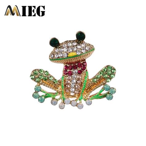 Mieg Osobowo Zwierz T Broszka Multicolor Rhinestone Aba Broszki Dla