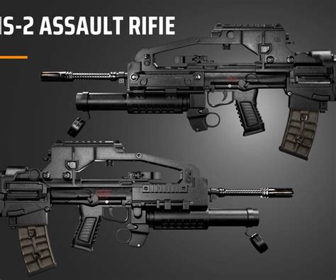 Artstation Vhs 2 Assault Rifle Game Assets