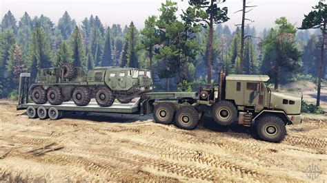 Oshkosh M1070 HET for Spin Tires