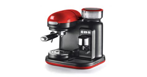 Macchina per caffè espresso con macinacaffè Moderna Ariete 1318 Rosso