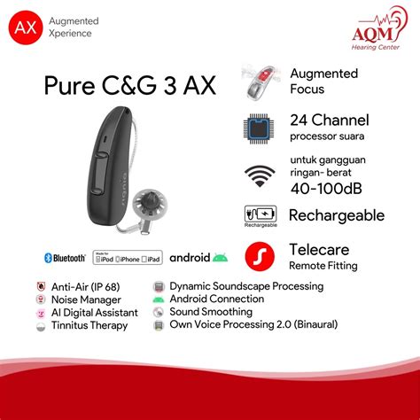 Jual Alat Bantu Dengar Signia Pure Charge Go Ax Shopee Indonesia