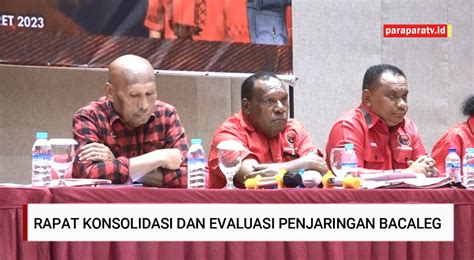 Pdi Perjuangan Papua Target Hatrick Di Pemilu Paraparatv Id