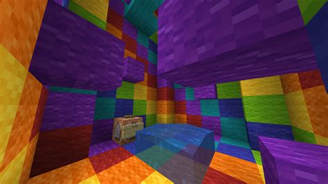 Rainbow Dropper 27 Blocks Tall Minecraft Map