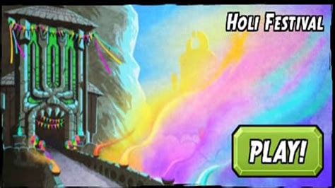 Temple Run 2 HOLI FESTIVAL WITH SELENE CELESTE ANDROID GAMEPLAY YouTube