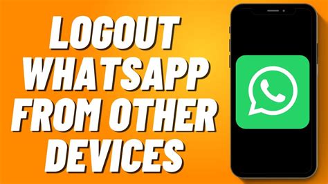 How To Logout Whatsapp From Other Devices 2024 YouTube