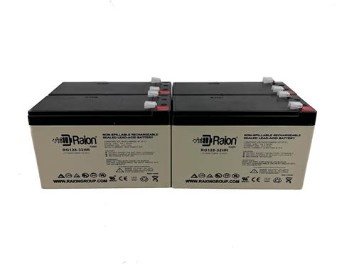 Apc Smart Ups Rt 1000va 230v Surt1000xlich 12v 75ah Battery 4 Pack