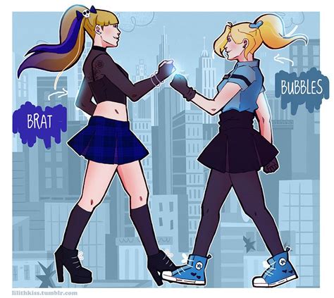 Brat X Bubbles By Lilithkiss00 On Deviantart Cartoon As Anime Anime Nerd Cartoon Characters