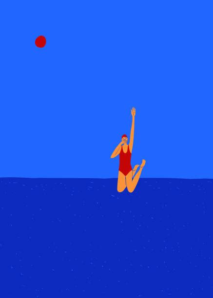 1300 Woman Jumping Out Of Water Stock Illustrations Royalty Free