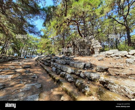 Antalyaturkey September 05 2020 Antalya Phaselis Ancient City As