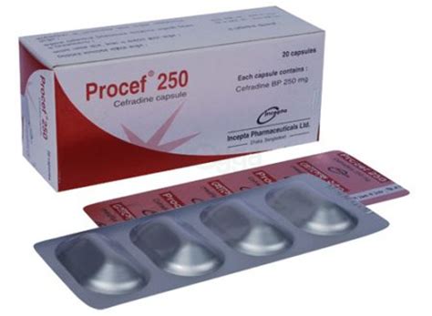 Procef 250mg Capsule Arogga Online Pharmacy