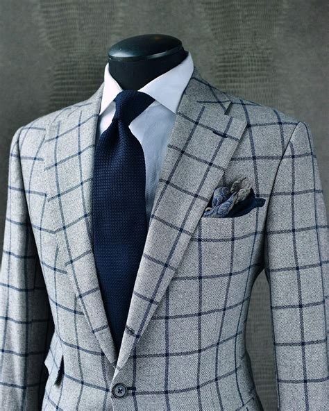 Windowpane This Fantastic King And Bay Heather Grey A Windowpane Suit Is