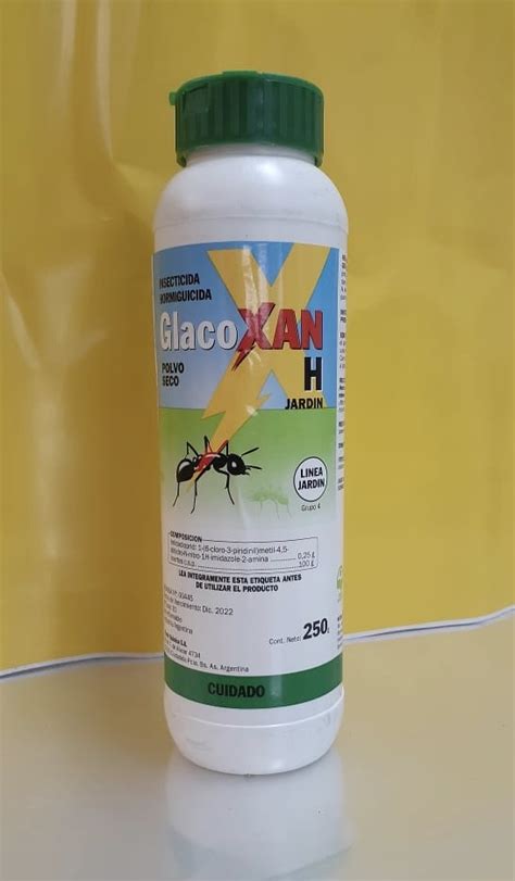 Glacoxan H Jardin Polvo Seco Insecticida Hormiguicida 250g Plantas